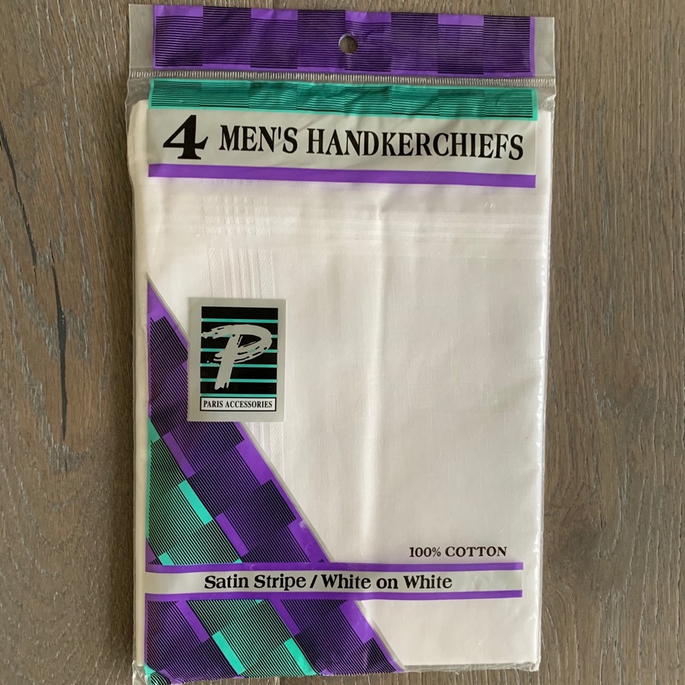 NWOT - Men’s 4-Pack Handkerchiefs